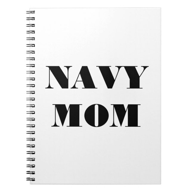 Notebook Navy Mom (Front)