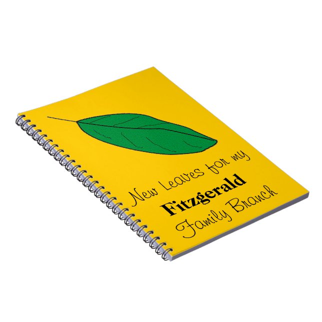 Notebook - New Leaves (Right Side)