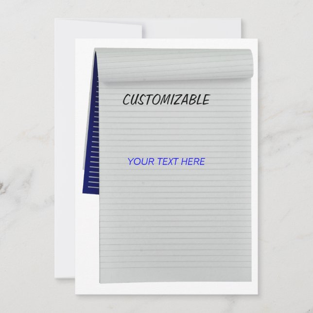 Notebook Notes - Blank Back (Front)