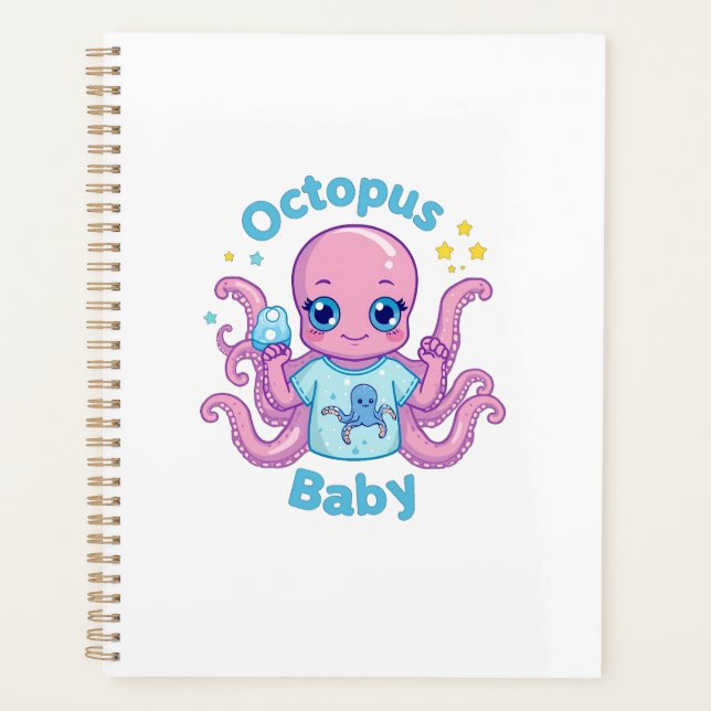 Notebook Octopus Baby  (Devant)