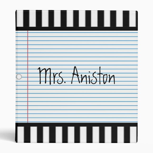 Notebook Paper Binder (Front)