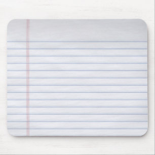 Notebook Paper Mouse Pad