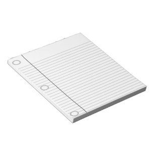 Notebook Paper Notepad