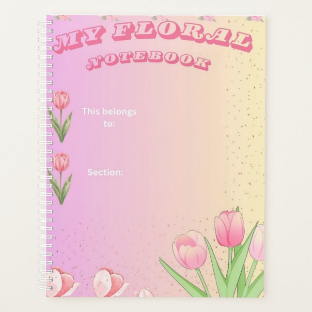 notebook  planner (Front)