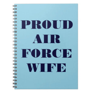 Notebook Proud Air Force Wife