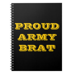 Notebook Proud Army Brat