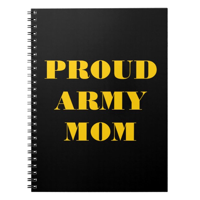 Notebook Proud Army Mom (Front)