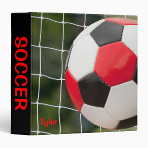 Notebook Red White and Black with Net Binder