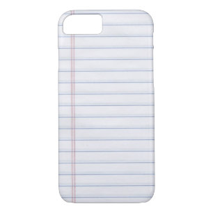 Notebook School Paper iPhone 8/7 Case