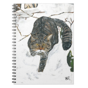 notebook - Scottish wildcat