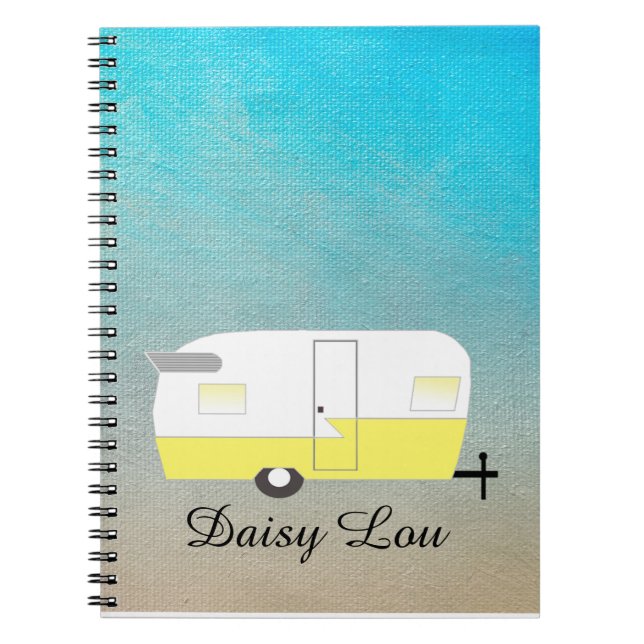 NOTEBOOK | Shasta Camper | Personalize It! (Front)