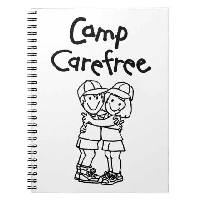Notebook Spiral-bound | Camp Carefree (Front)