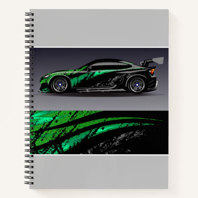 Notebook-Sports Car Notebook (Front)
