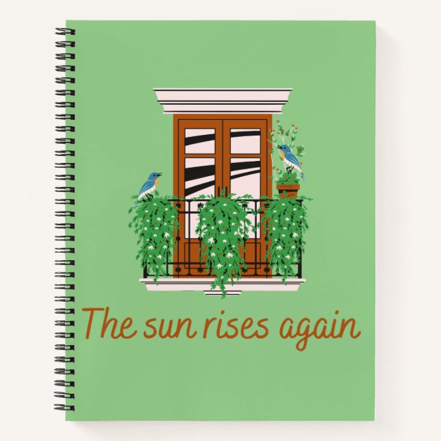Notebook The sunrise again (Front)