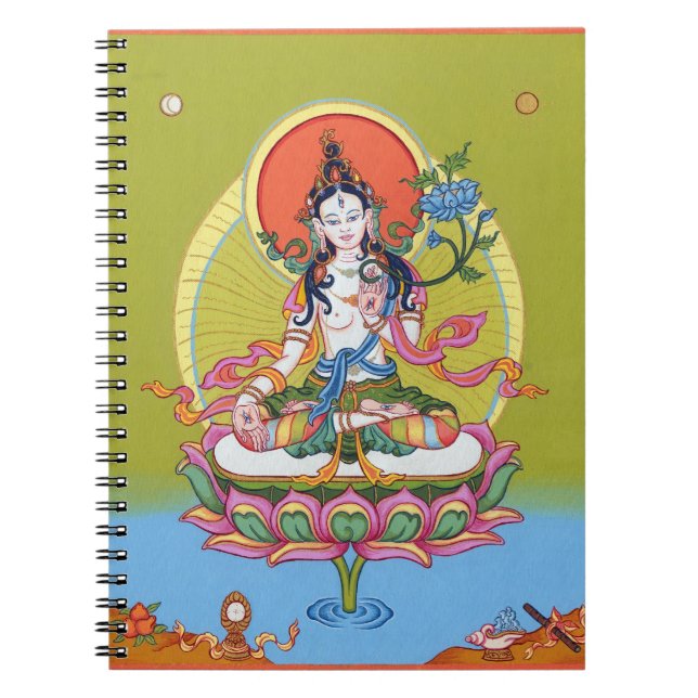 NOTEBOOK White Tara - The Mother of Longevity (Front)