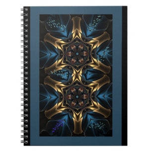 Notebook Wild Blue & Gold Desgn Journal