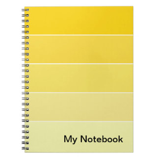Notebook with Customizable Gradient Design