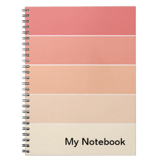 Notebook with Customizable Gradient Design