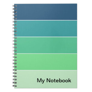 Notebook with Customizable Gradient Design