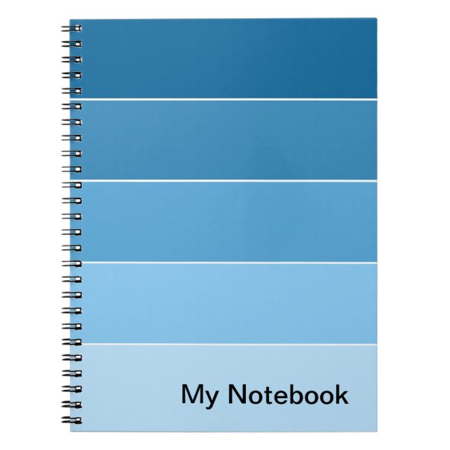 Notebook with Customizable Gradient Design (Front)