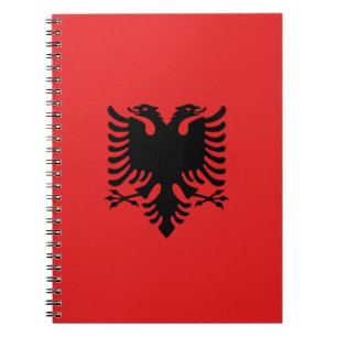 Notebook with Flag of Albania