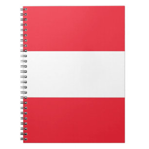 Notebook with Flag of Austria