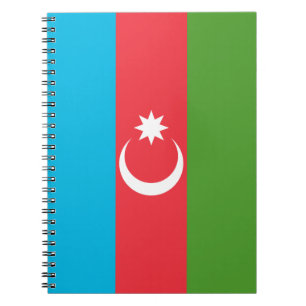 Notebook with Flag of Azerbaijan