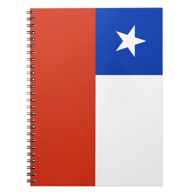 Notebook with Flag of Chile (Front)