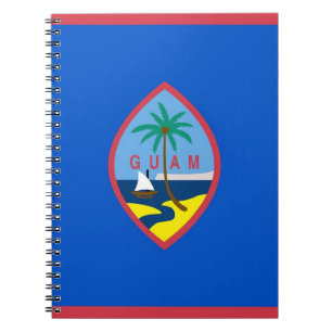 Notebook with Flag of Guam