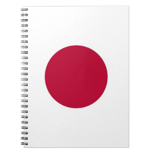 Notebook with Flag of Japan