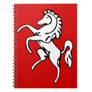Notebook with flag of Kent, England