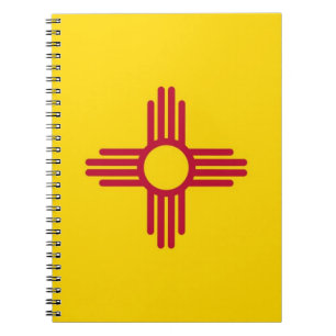 Notebook with Flag of New Mexico State