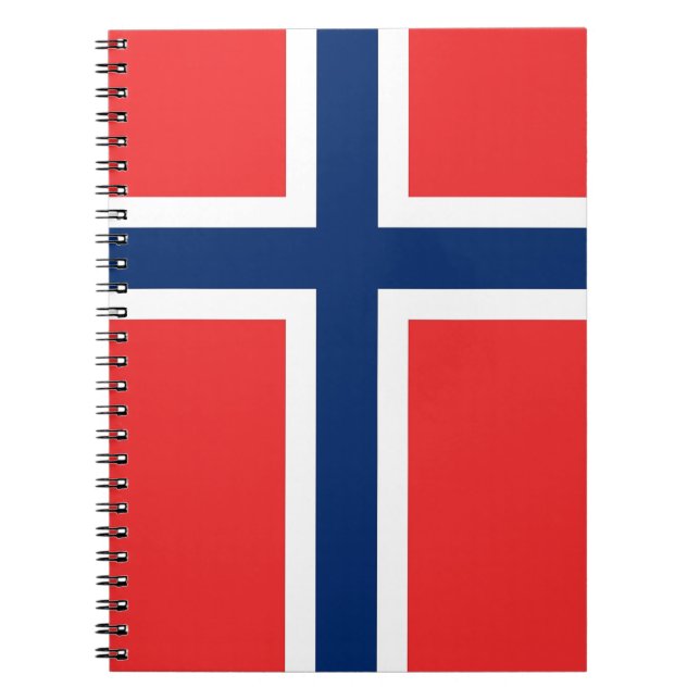 Notebook with Flag of Norway (Front)