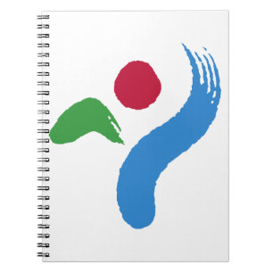 Notebook with Flag of Seoul, South Korea