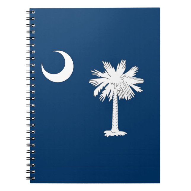 Notebook with Flag of South Carolina State (Front)