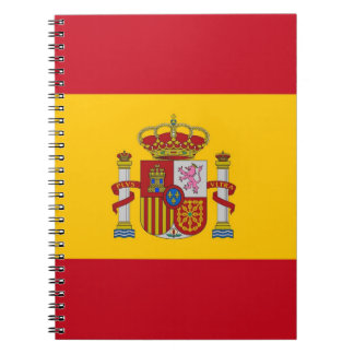 Notebook with Flag of Spain