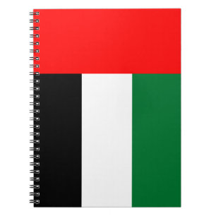 Notebook with Flag of United Arab Emirates