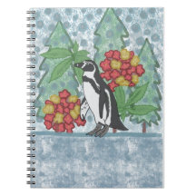 Notebook with Penguin design