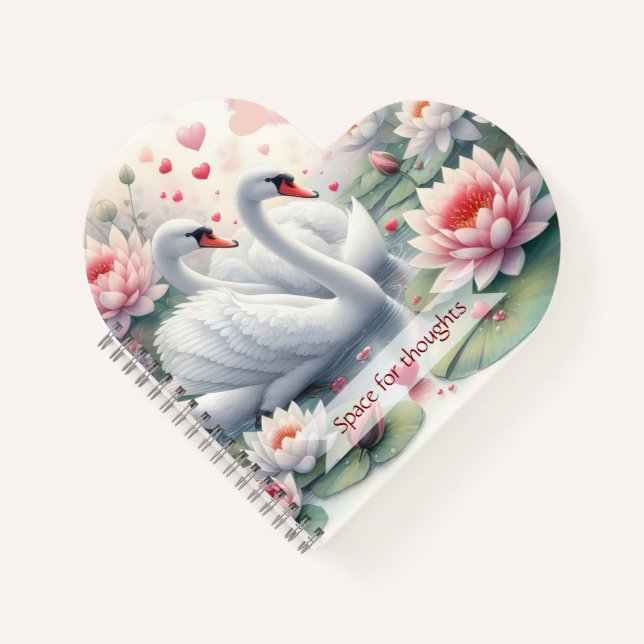 Notebook with swans (Front)