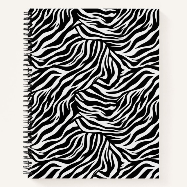 Notebook-Zebra Print Notebook (Front)