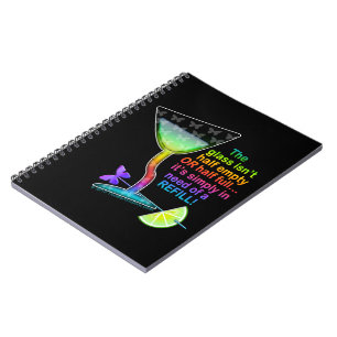 NOTEBOOKS - GLASS HALF FULL