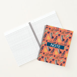 Notebooks & Writing Pads Leaf Pattern