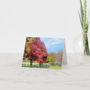 Notecard - Autumn on the farm