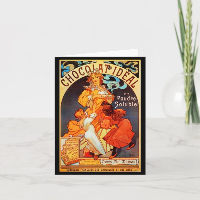 Notecard-Classic/Vintage-Mucha 11 Card (Front)