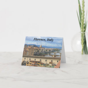 Notecard:  Florence, Italy Card