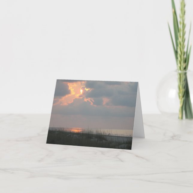 Notecard:  Hilton Head Island Images (island dawn) Card (Front)