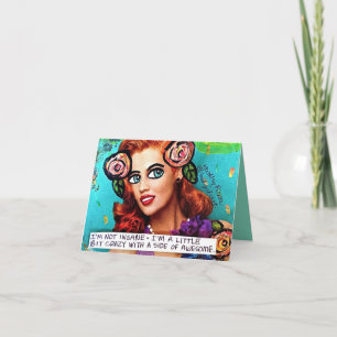 NOTECARD-I'M NOT INSANE CARD