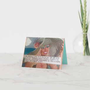 NOTECARD-MY PERFECT LIFE IS A HOUSE CARD