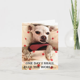 NOTECARD-ONE DAY I SHALL RULE THE WORLD CARD