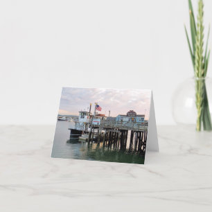 Notecard - Paddleboat Plymouth Massachusetts